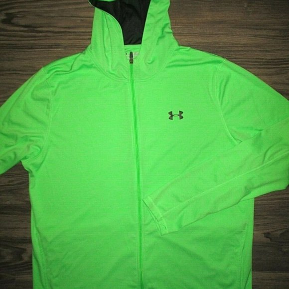 Under Armour Other - Under Armour Hoodie Jacket Green XXL Windbreaker
